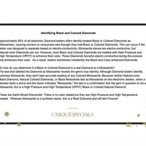 Genuine 2 CTs of 3 Black Diamonds 925 Sterling Silver Ring - Picture 12 of 12